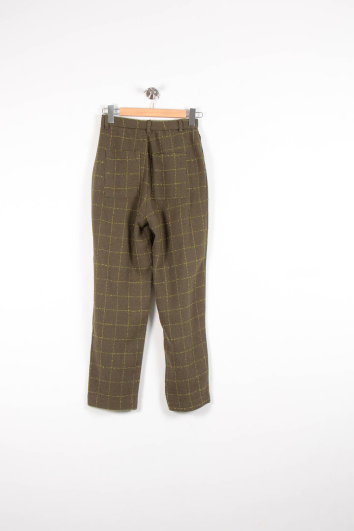 Pantalon Carreaux Vert - Taille XS/34 de la marque Imprevu | PARAD82753 - Vendu par Paradigme - Image 4