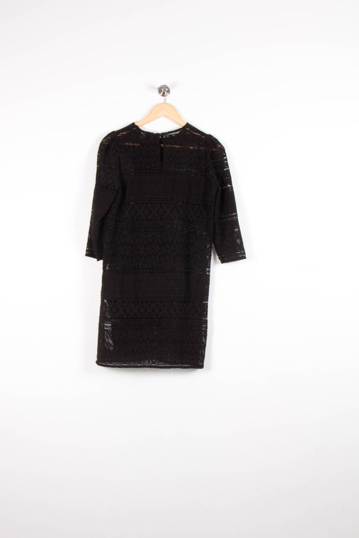 Robe Droite Noire - Taille XS/34 de la marque Sézane | PARAD82756 - Vendu par Paradigme - Image 4