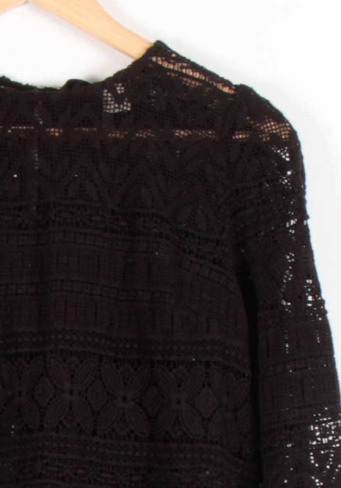 Robe Droite Noire - Taille XS/34 de la marque Sézane | PARAD82756 - Vendu par Paradigme - Image 3