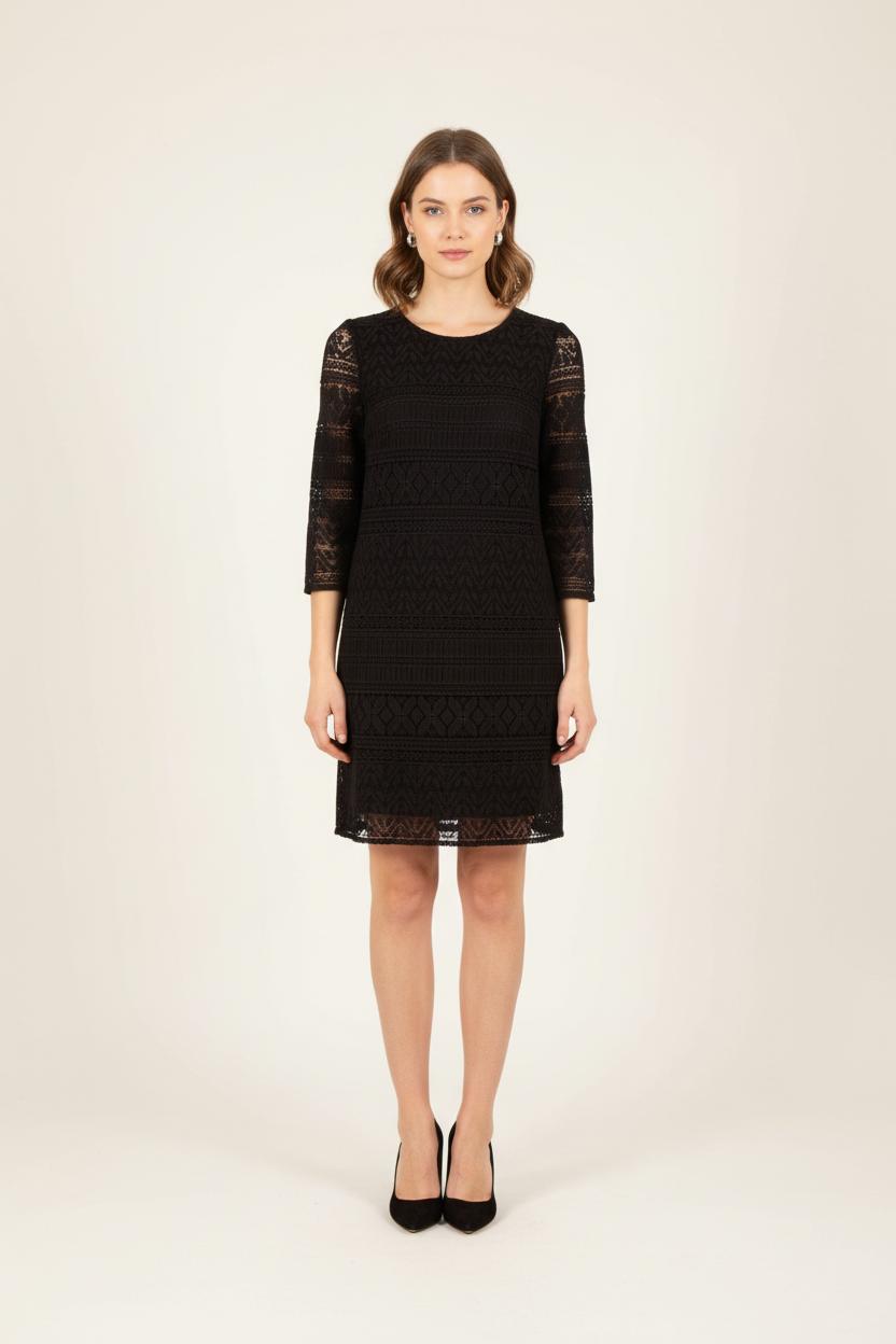 Robe Droite Noire - Taille XS/34 de la marque Sézane | PARAD82756 - Vendu par Paradigme - Image 1