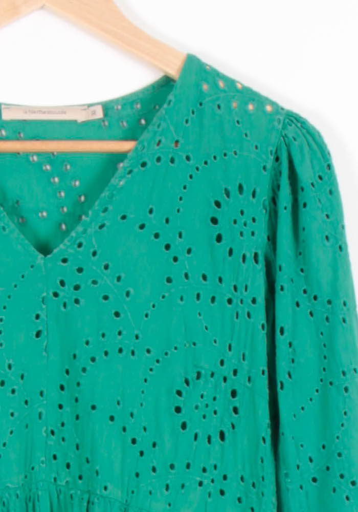 Robe Verte - Taille S/36 de la marque La Fée Maraboutée | PARAD82757 - Vendu par Paradigme - Image 3