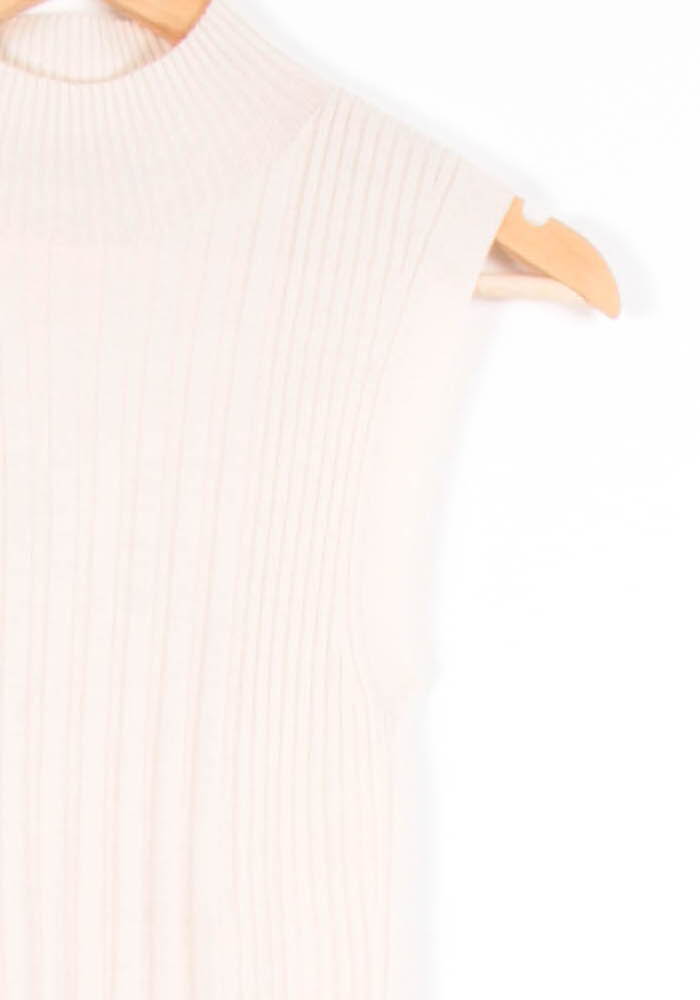 Pull Sans Manches Beige - Taille XS/34 de la marque Comptoir des Cotonniers | PARAD82760 - Vendu par Paradigme - Image 3