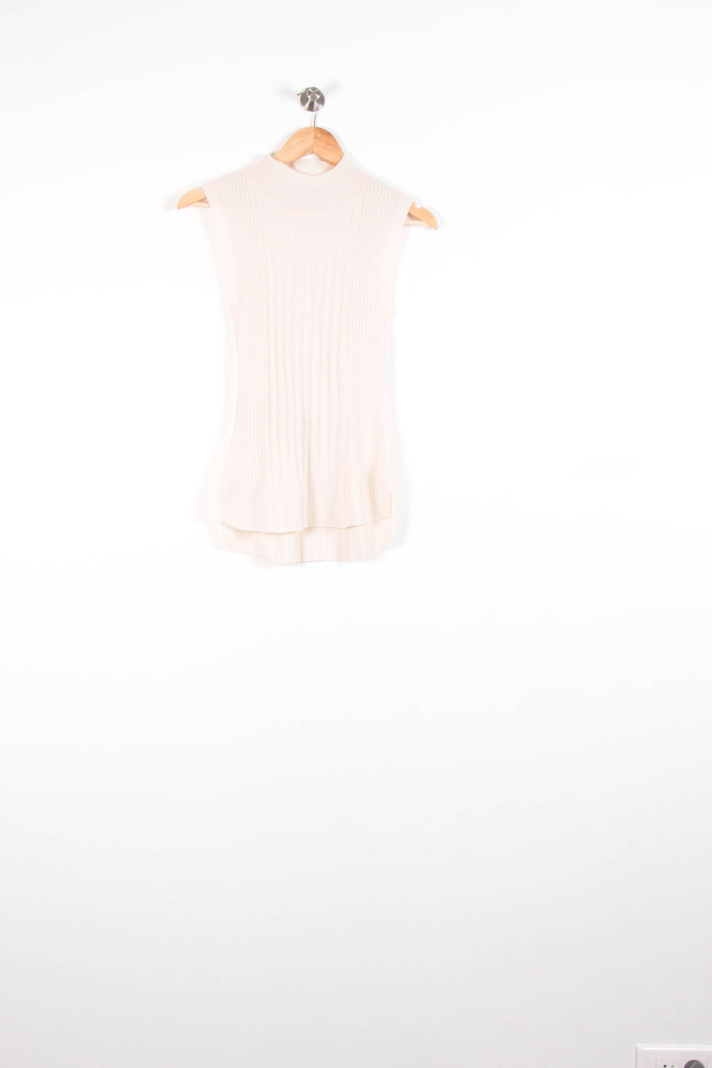 Pull Sans Manches Beige - Taille XS/34 de la marque Comptoir des Cotonniers | PARAD82760 - Vendu par Paradigme - Image 2