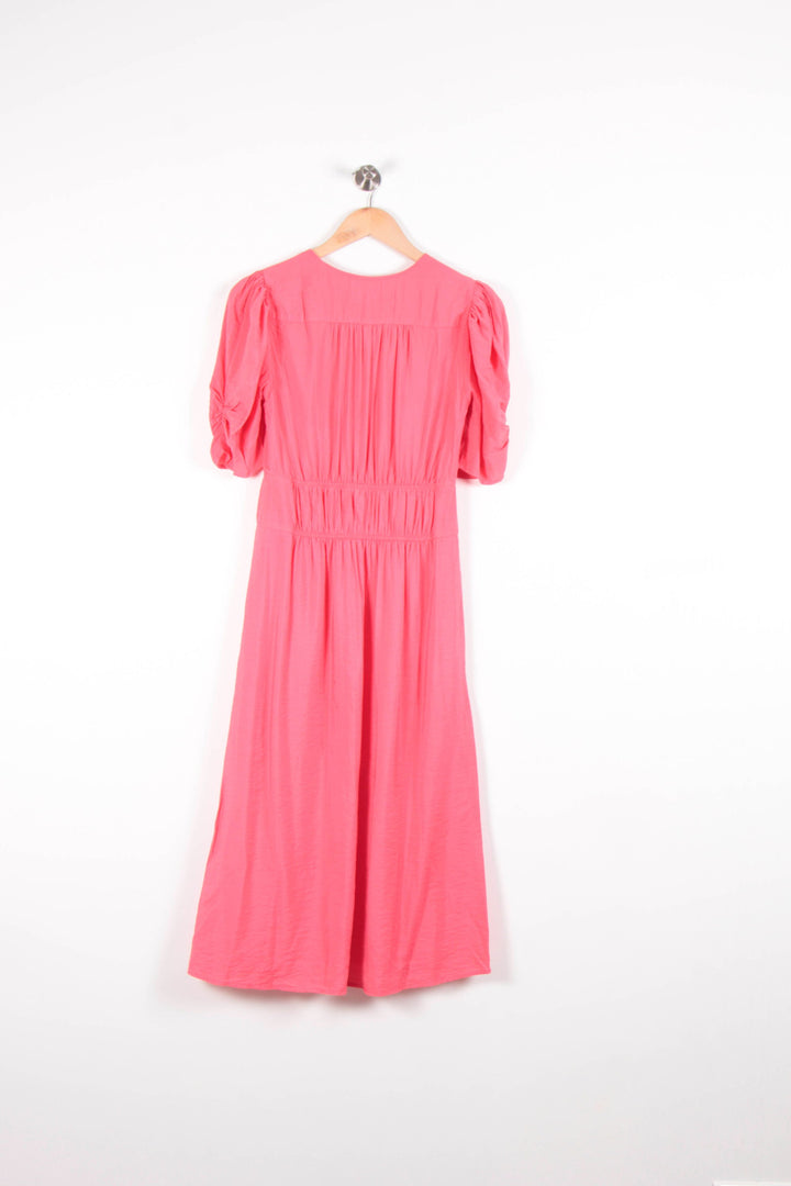 Robe Midi Rouge - Taille XS/34 de la marque ba&sh | PARAD82764 - Vendu par Paradigme - Image 4
