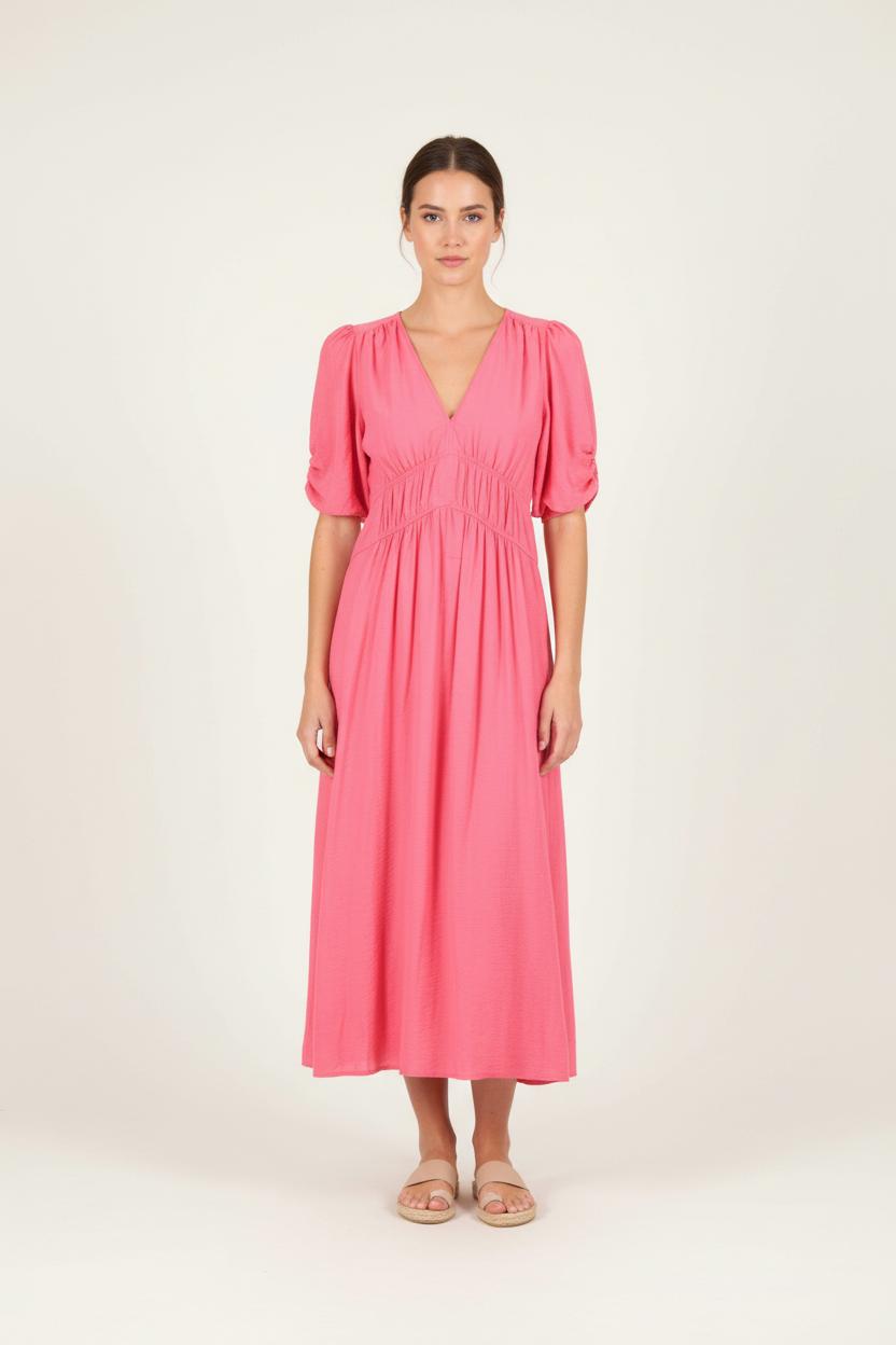 Robe Midi Rouge - Taille XS/34 de la marque ba&sh | PARAD82764 - Vendu par Paradigme - Image 1
