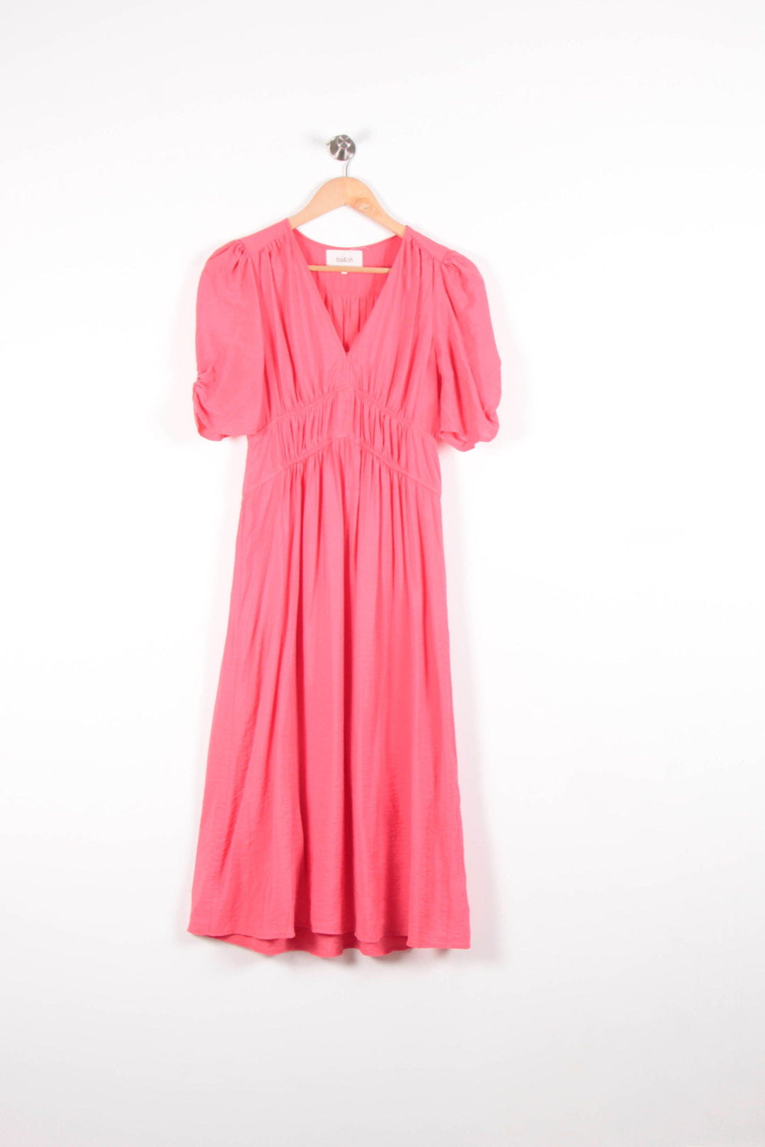 Robe Midi Rouge - Taille XS/34 de la marque ba&sh | PARAD82764 - Vendu par Paradigme - Image 2