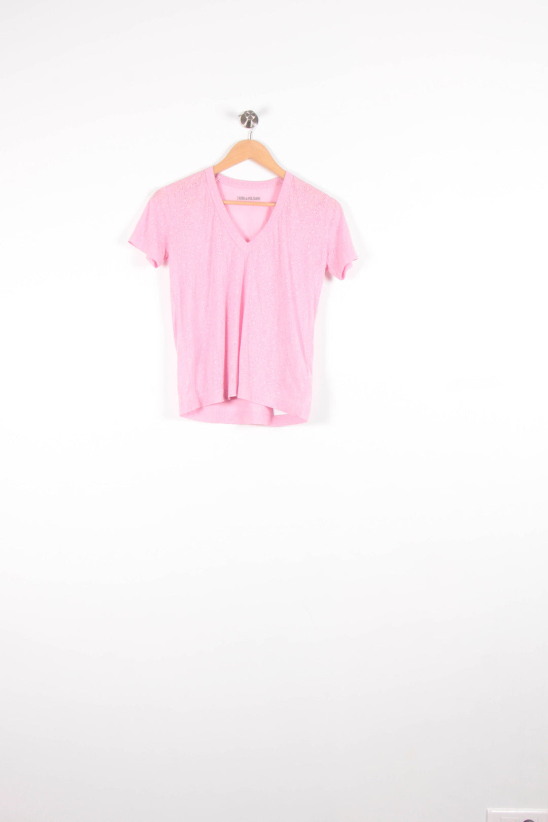 Tee-shirt Rose - Taille XS/34 de la marque Zadig&Voltaire | PARAD82765 - Vendu par Paradigme - Image 2