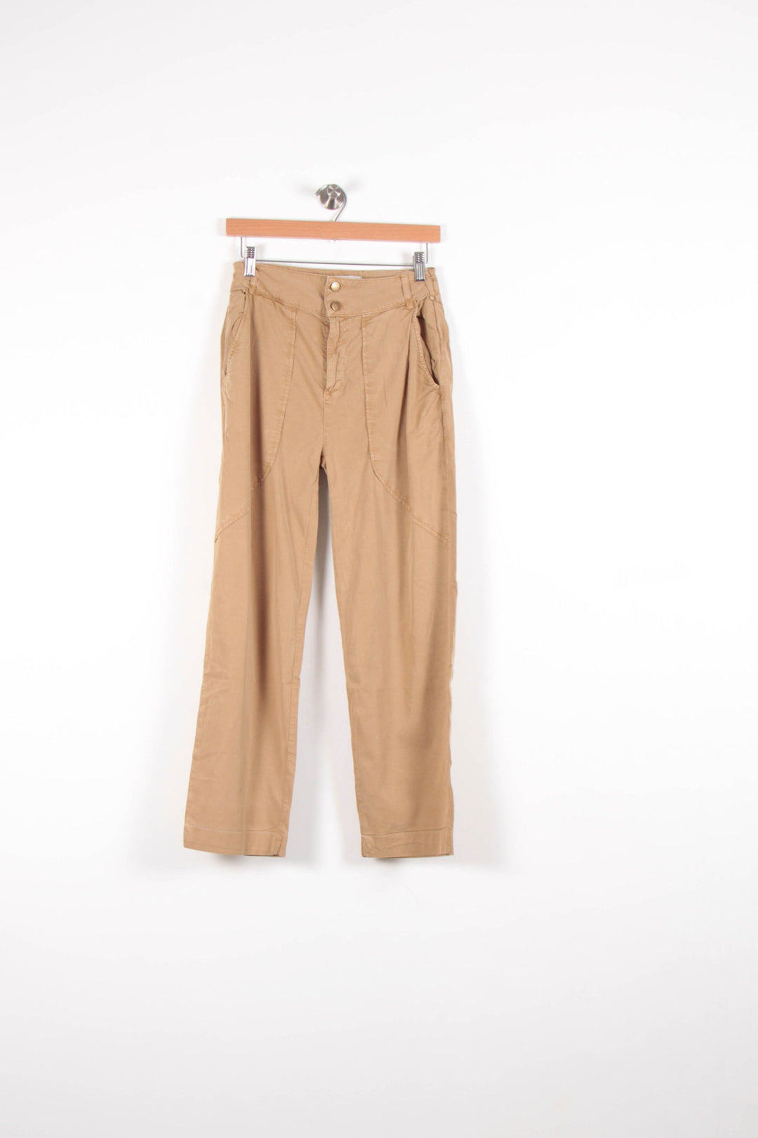 Pantalon Beige - Taille S/36 de la marque ba&sh | PARAD82770 - Vendu par Paradigme - Image 2