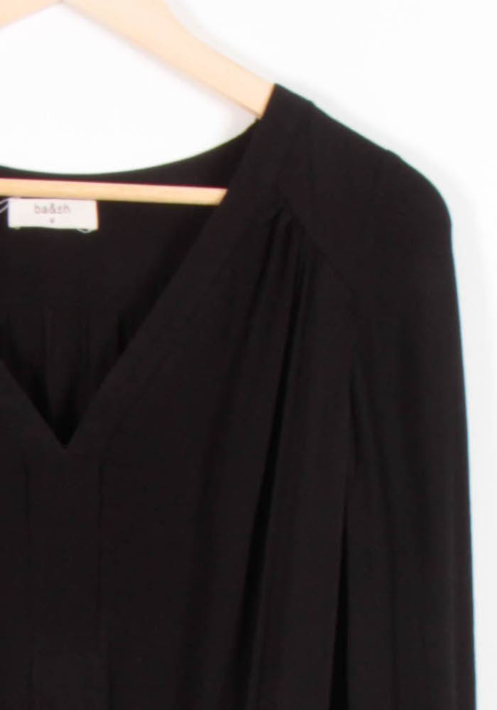 Robe Longue Noire - Taille XS/34 de la marque ba&sh | PARAD82774 - Vendu par Paradigme - Image 3