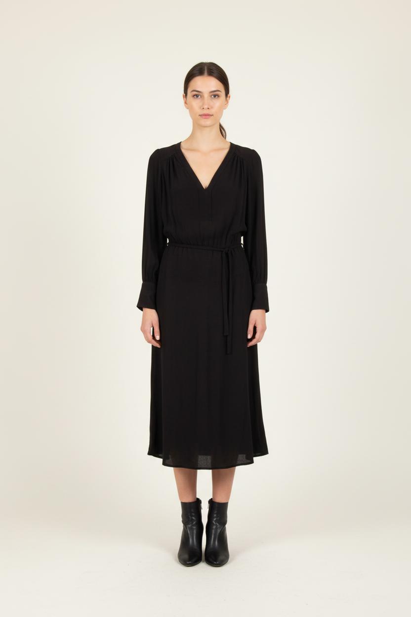 Robe Longue Noire - Taille XS/34 de la marque ba&sh | PARAD82774 - Vendu par Paradigme - Image 1