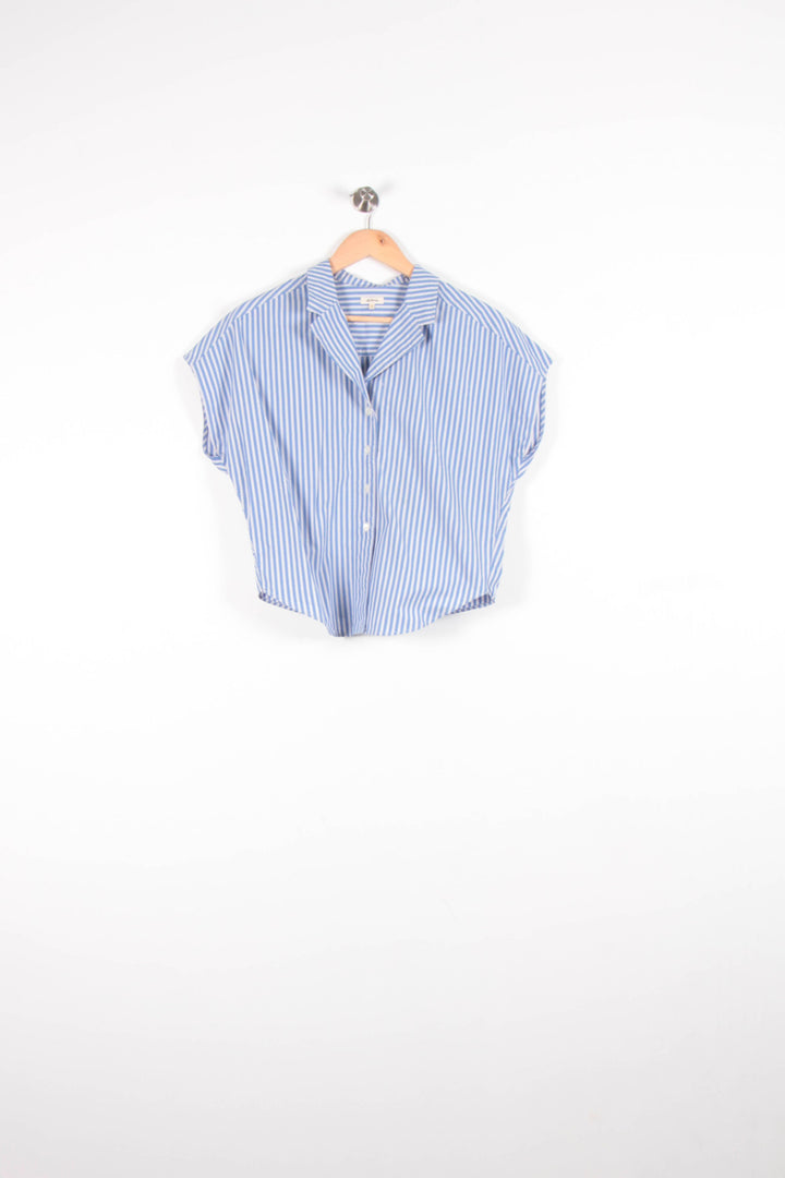 Chemisette Bleu et Blanc - Taille S/36 de la marque Bellerose | PARAD82777 - Vendu par Paradigme - Image 2