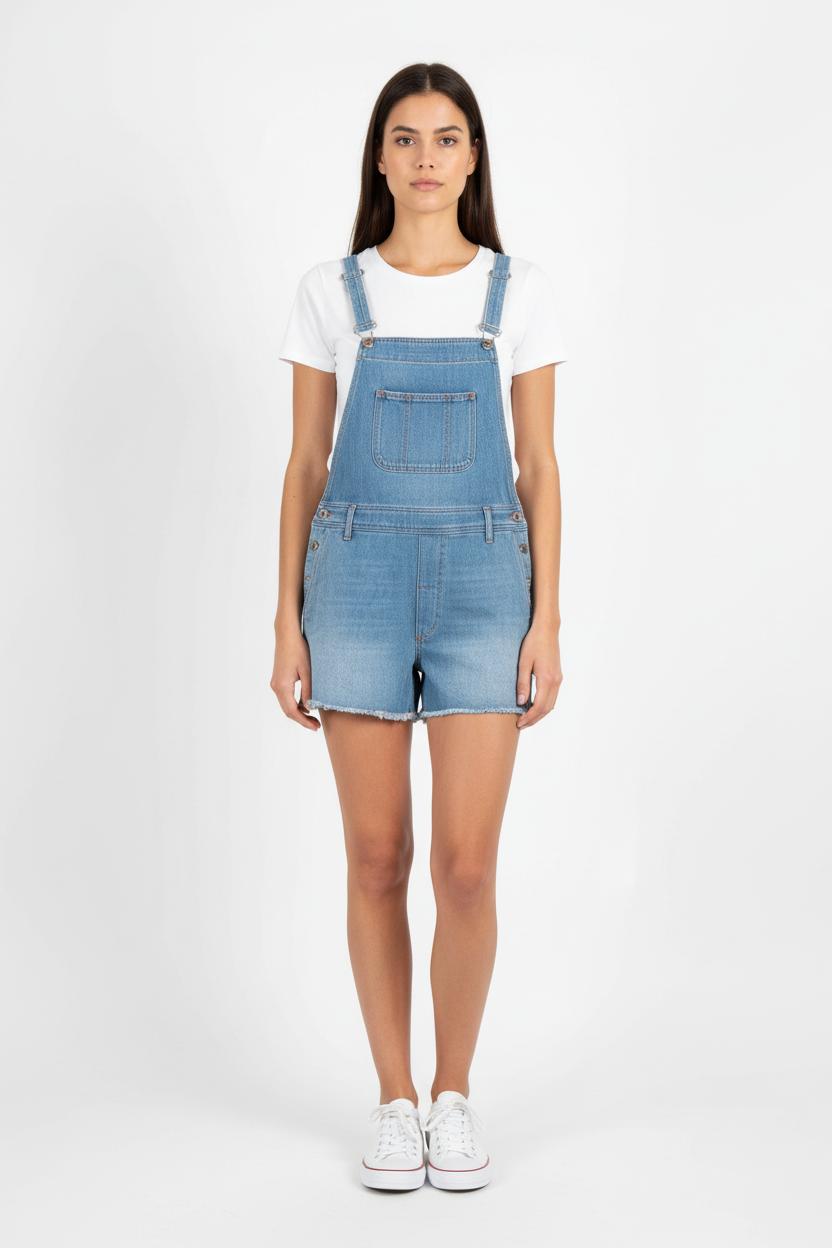 Salopette Short Bleu - Taille S/36 de la marque Bellerose | PARAD82782 - Vendu par Paradigme - Image 1