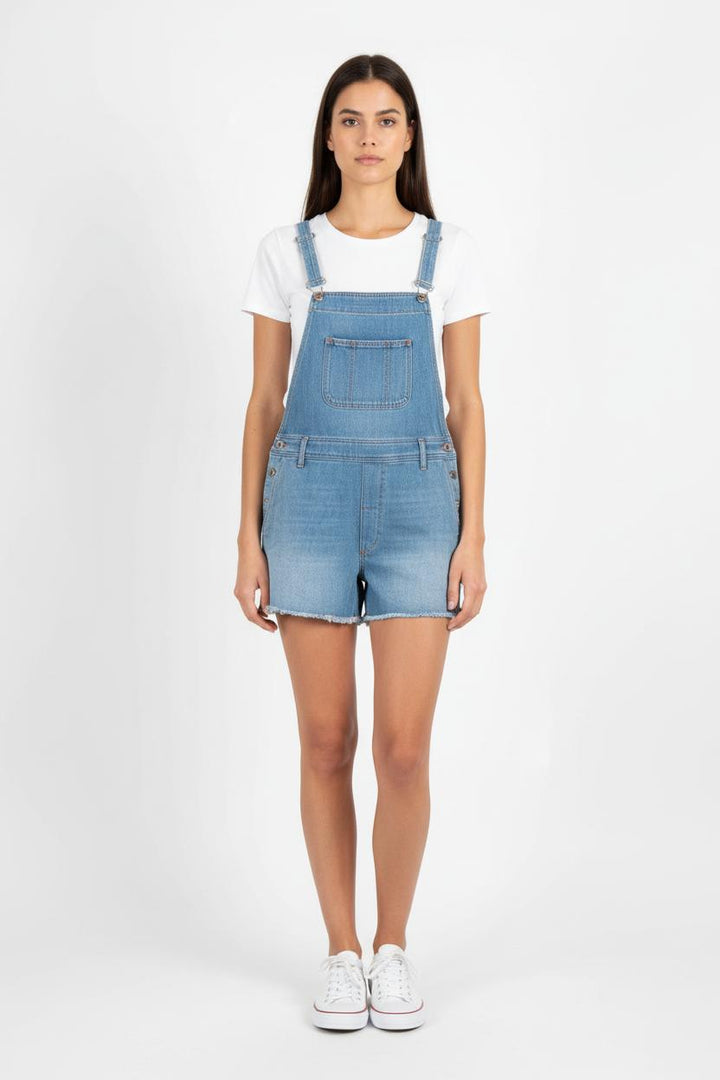Salopette Short Bleu - Taille S/36 de la marque Bellerose | PARAD82782 - Vendu par Paradigme - Image 1