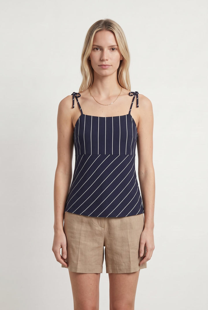 Débardeur Bleu et Blanc - Taille S/36