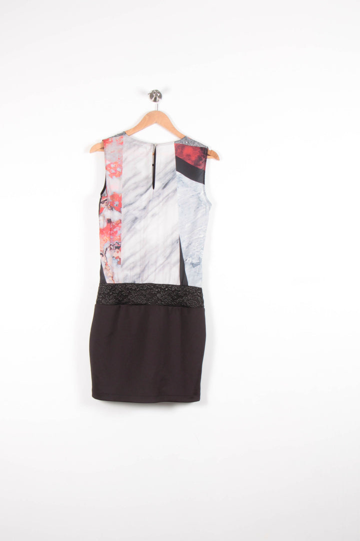 Robe Sans Manches Multicolore - Taille S/36 de la marque La Fée Maraboutée | PARAD82793 - Vendu par Paradigme - Image 4