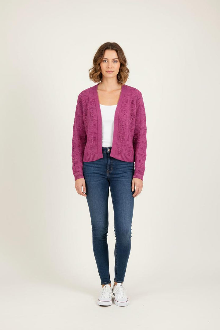 Gilet Bordeaux - Taille L/40 de la marque La Fée Maraboutée | PARAD82800 - Vendu par Paradigme - Image 1