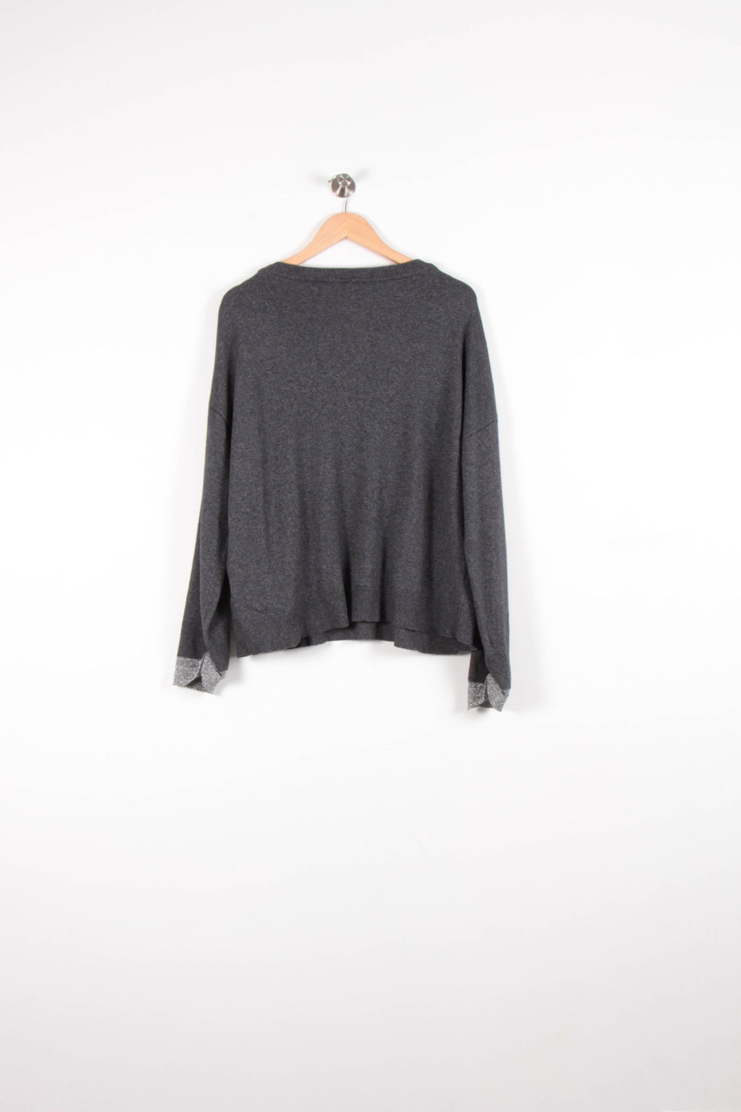 Pull Gris - Taille L/40 de la marque La Fée Maraboutée | PARAD82802 - Vendu par Paradigme - Image 4