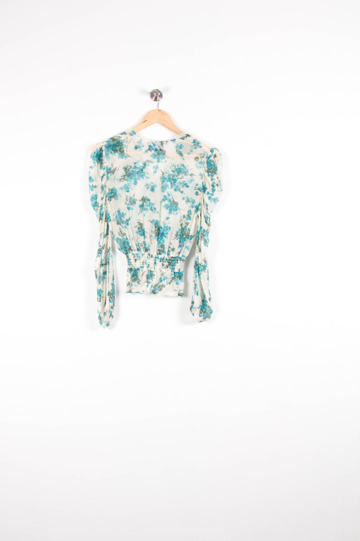 Blouse Blanc et Bleu - Taille S/36 de la marque The Kooples | PARAD82815 - Vendu par Paradigme - Image 4