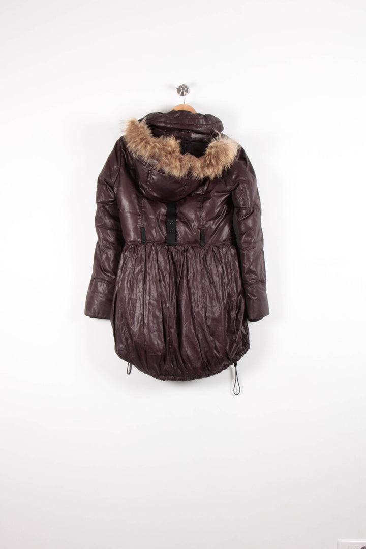 Doudoune Marron - Taille M/38 de la marque La Fée Maraboutée | PARAD82826 - Vendu par Paradigme - Image 4
