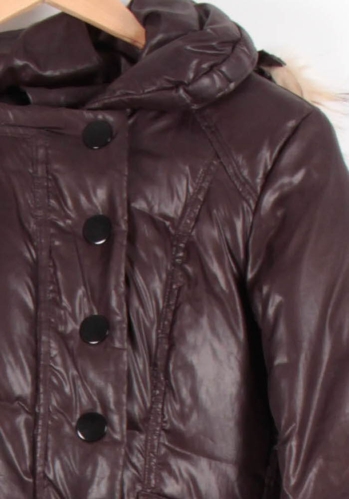 Doudoune Marron - Taille M/38 de la marque La Fée Maraboutée | PARAD82826 - Vendu par Paradigme - Image 3