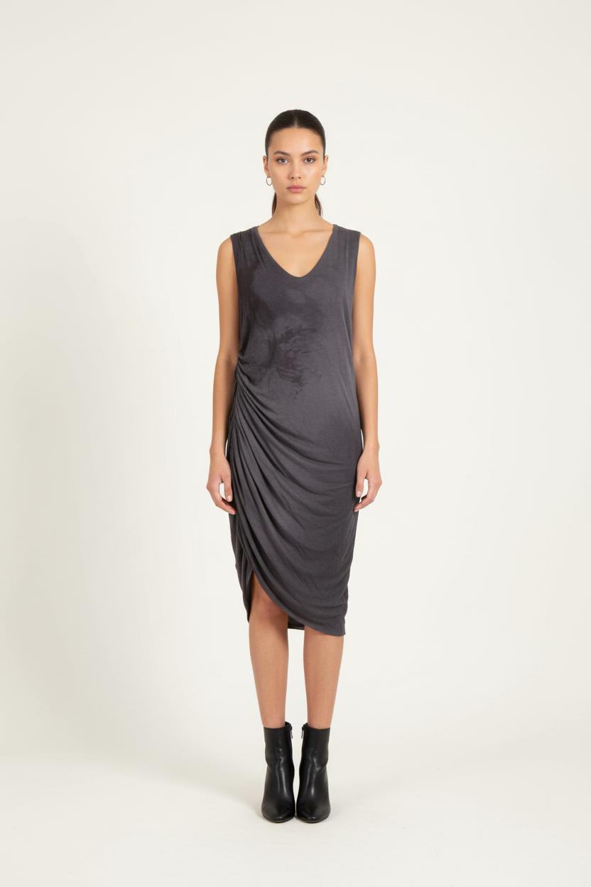 Robe Drapée Grise - Taille S/36 de la marque Zadig&Voltaire | PARAD82828 - Vendu par Paradigme - Image 1