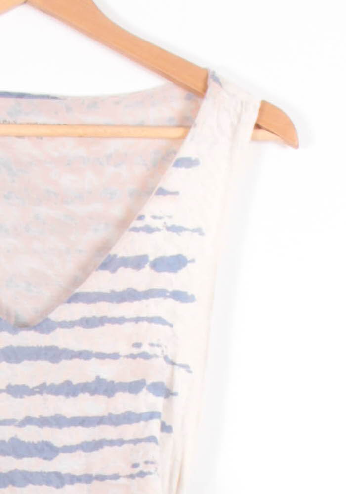 Robe Courte Beige et Bleue - Taille S/36 de la marque Zadig&Voltaire | PARAD82829 - Vendu par Paradigme - Image 3