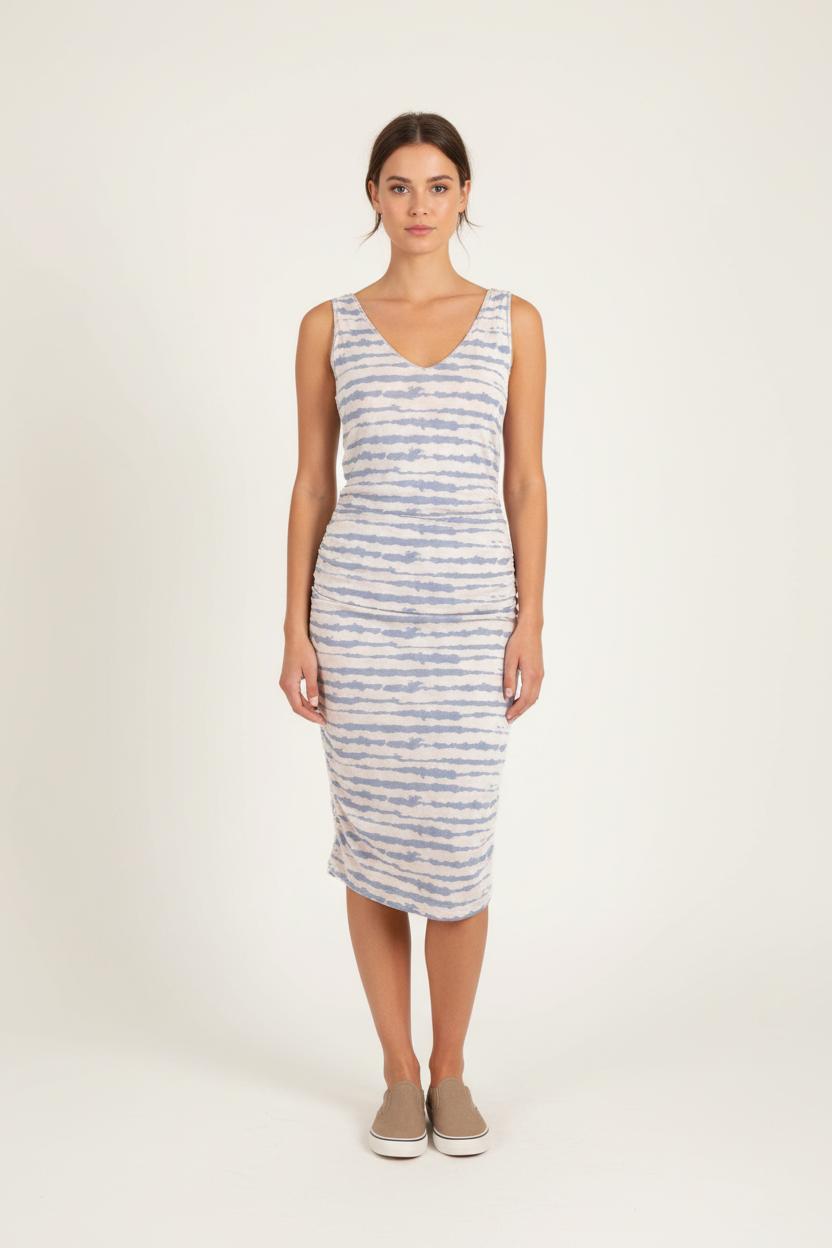 Robe Courte Beige et Bleue - Taille S/36 de la marque Zadig&Voltaire | PARAD82829 - Vendu par Paradigme - Image 1