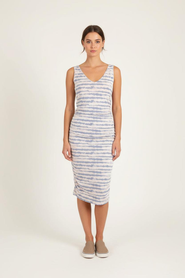 Robe Courte Beige et Bleue - Taille S/36 de la marque Zadig&Voltaire | PARAD82829 - Vendu par Paradigme - Image 1