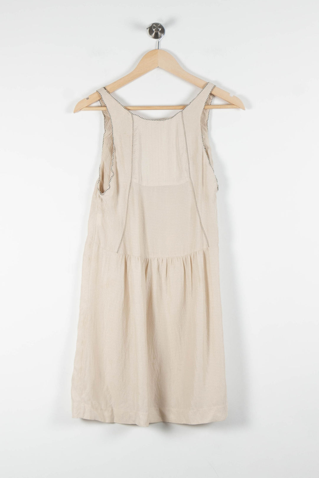 Robe Sans Manches Beige - Taille S/36 de la marque Sandro | PARAD82838 - Vendu par Paradigme - Image 4