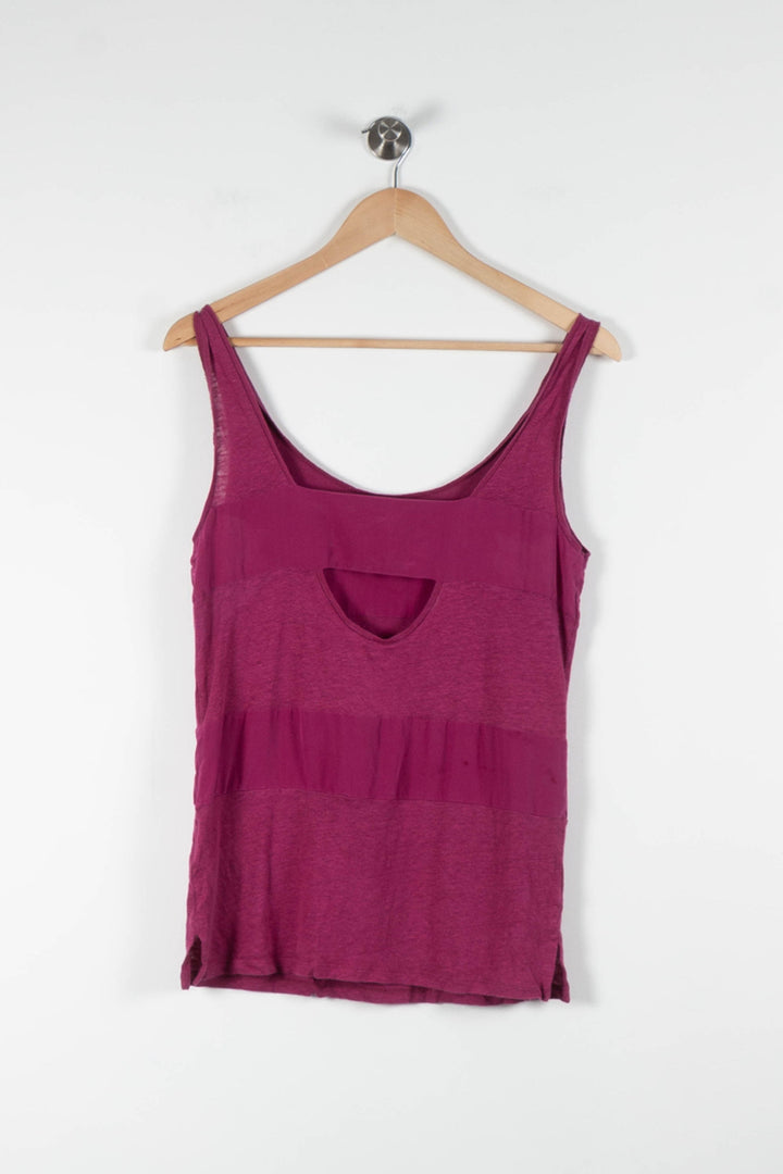 Débardeur Bordeaux - Taille S/36 de la marque Sandro | PARAD82839 - Vendu par Paradigme - Image 2