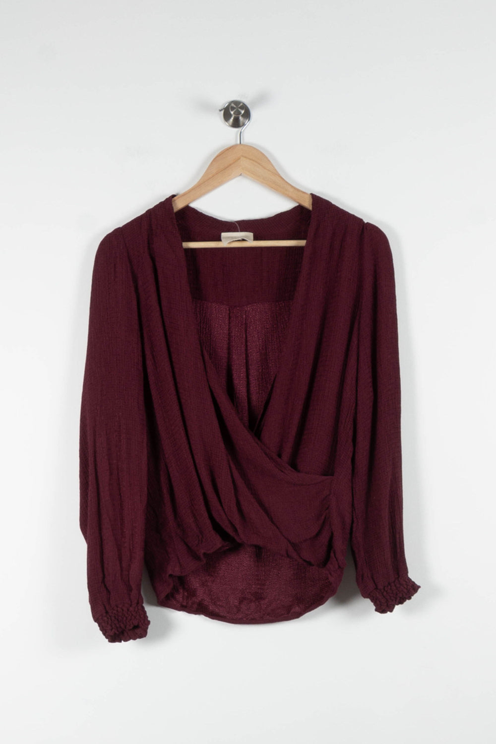 Blouse Bordeaux - Taille S/36 de la marque Sézane | PARAD82840 - Vendu par Paradigme - Image 2