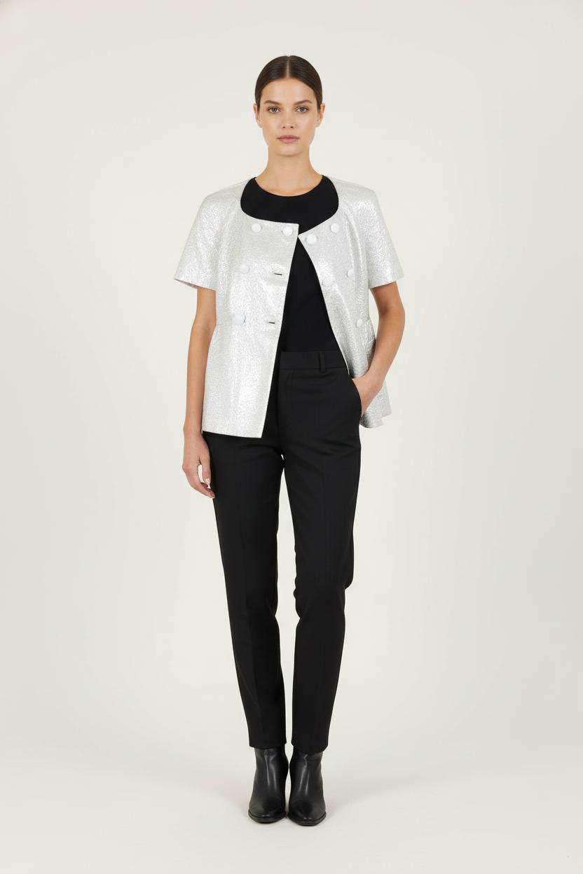 Veste Grise - Taille M/38 de la marque Tara Jarmon | PARAD82842 - Vendu par Paradigme - Image 1