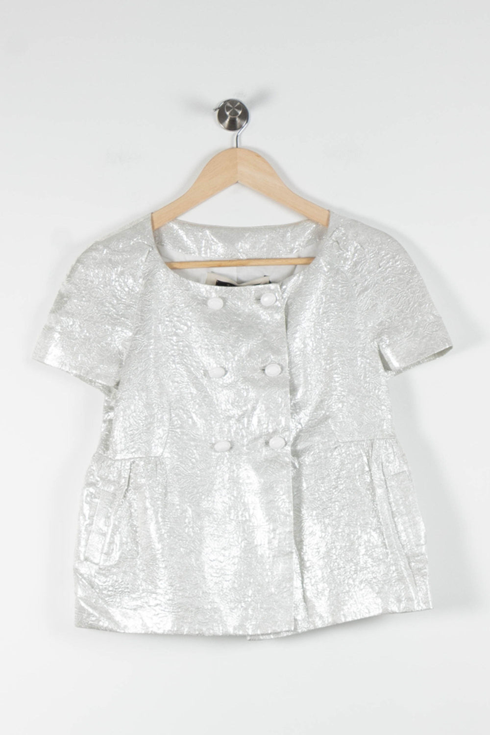 Veste Grise - Taille M/38 de la marque Tara Jarmon | PARAD82842 - Vendu par Paradigme - Image 2
