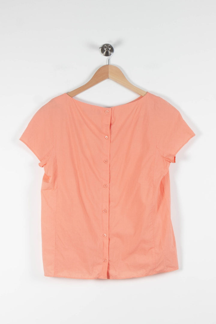 Blouse Rose - Taille M/38 de la marque Tara Jarmon | PARAD82843 - Vendu par Paradigme - Image 4