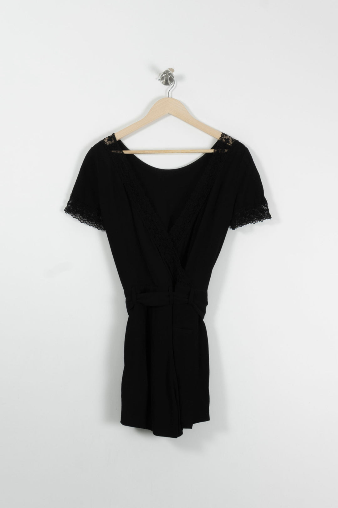 Combishort Noir - Taille M/38 de la marque Sézane | PARAD82847 - Vendu par Paradigme - Image 4