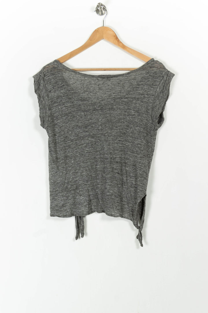 T-shirt Gris - Taille S/36 de la marque Claudie Pierlot | PARAD82850 - Vendu par Paradigme - Image 4