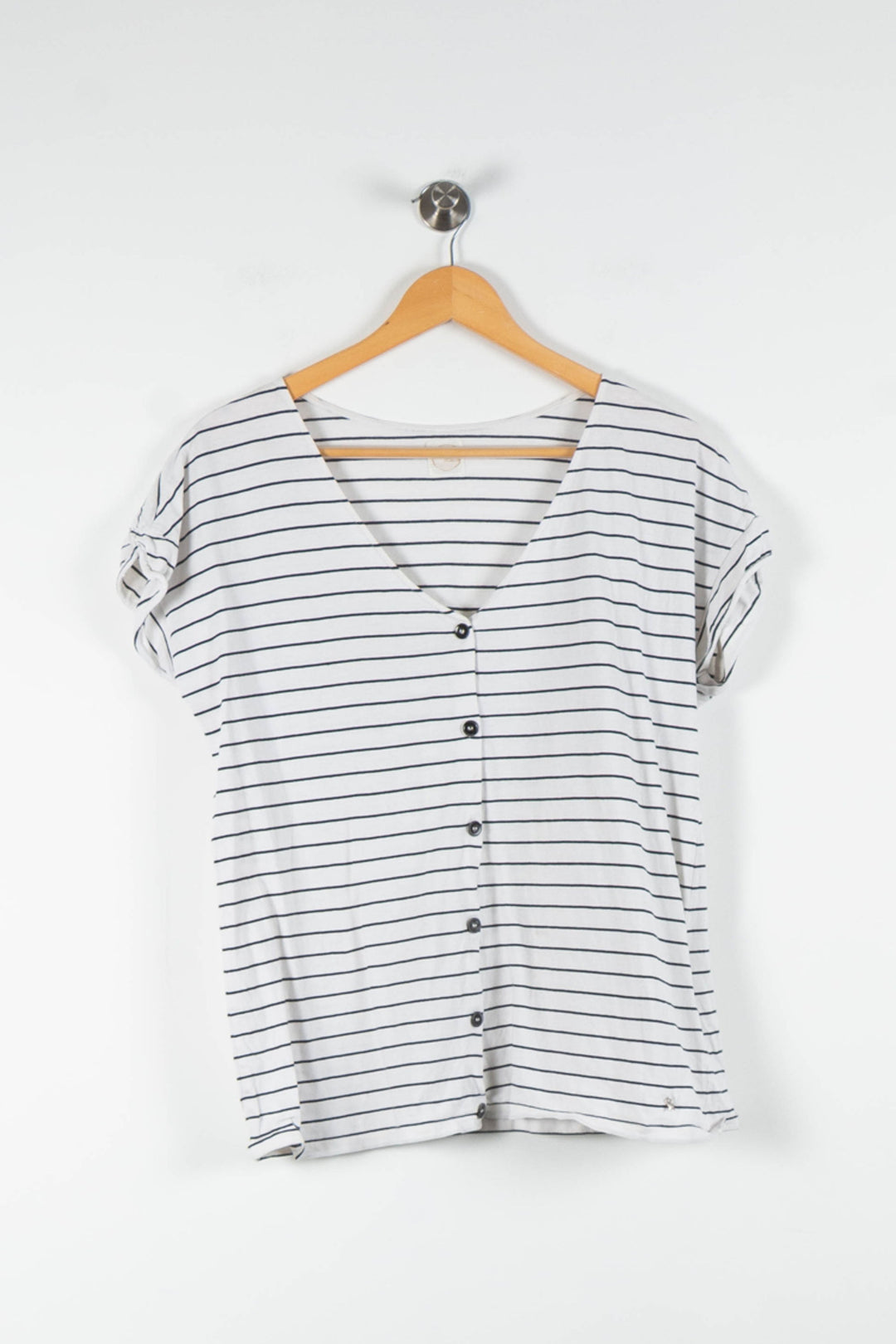 Blouse Blanche et Noire - Taille M/38 de la marque Des petits hauts | PARAD82852 - Vendu par Paradigme - Image 2