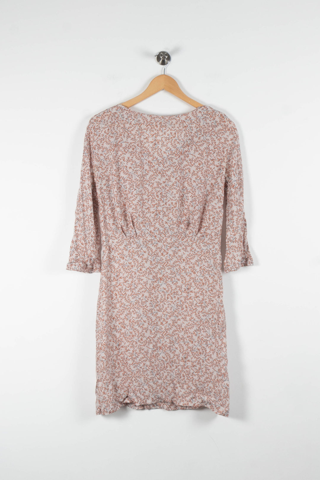 Robe Fleurie Blanche et Rose - Taille S/36 de la marque Tara Jarmon | PARAD82858 - Vendu par Paradigme - Image 4