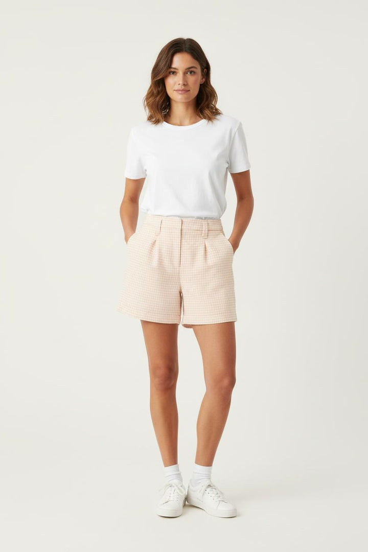Short à Carreaux Rose et Blanc - Taille M/38 de la marque Sézane | PARAD82862 - Vendu par Paradigme - Image 1
