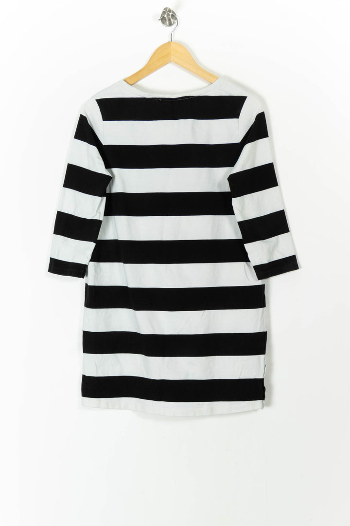 Robe Courte Noire et Blanche - Taille M/38 de la marque Sézane | PARAD82864 - Vendu par Paradigme - Image 4