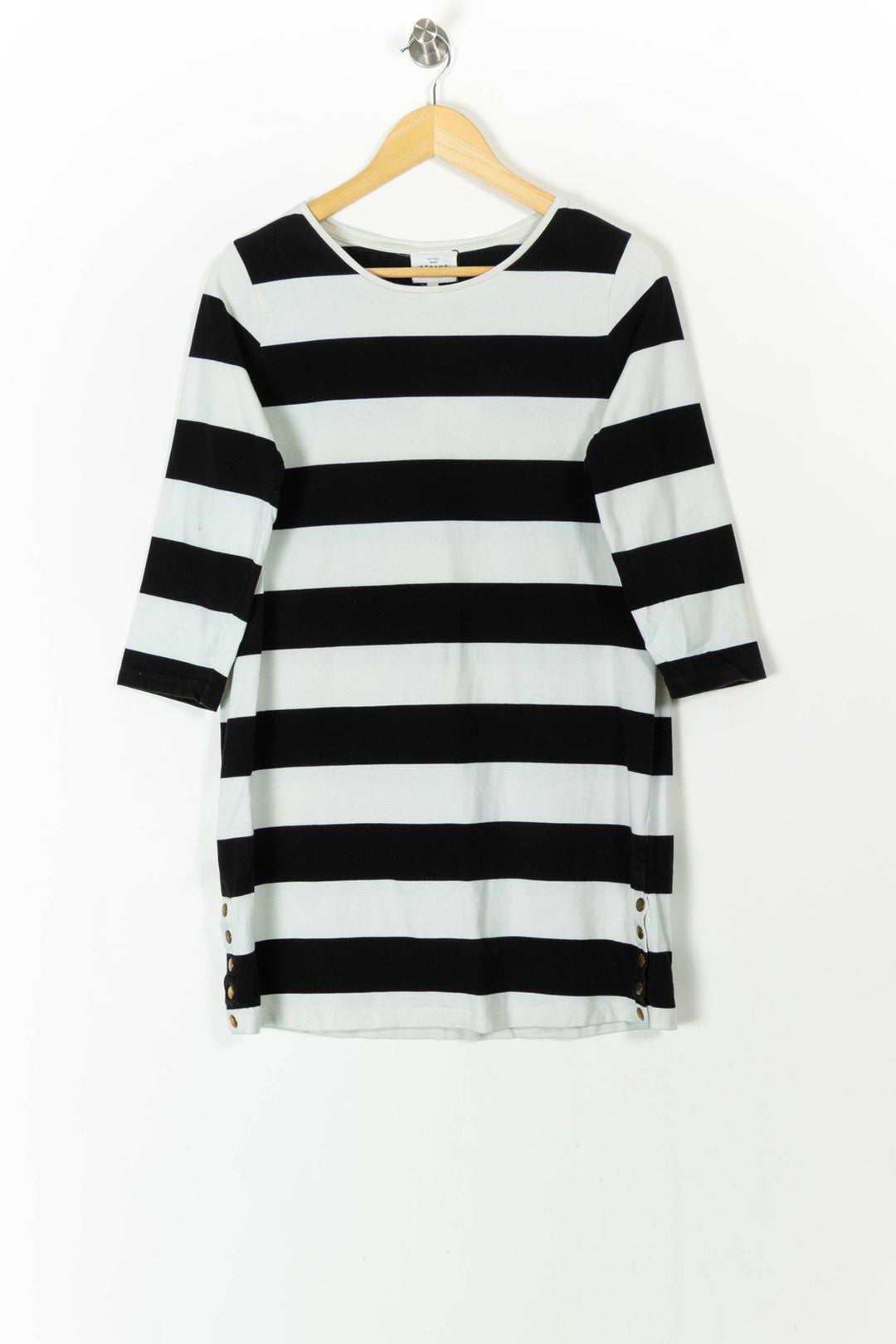 Robe Courte Noire et Blanche - Taille M/38 de la marque Sézane | PARAD82864 - Vendu par Paradigme - Image 2