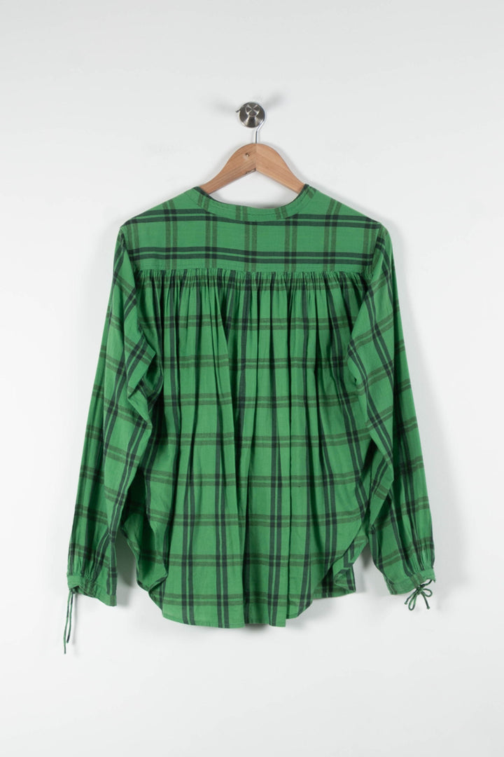 Blouse Verte et Noire - Taille M/38 de la marque Laurence Bras | PARAD82866 - Vendu par Paradigme - Image 4