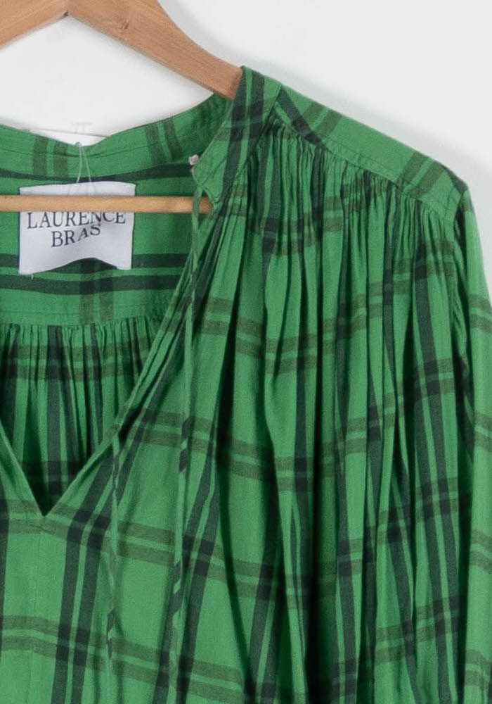 Blouse Verte et Noire - Taille M/38 de la marque Laurence Bras | PARAD82866 - Vendu par Paradigme - Image 3