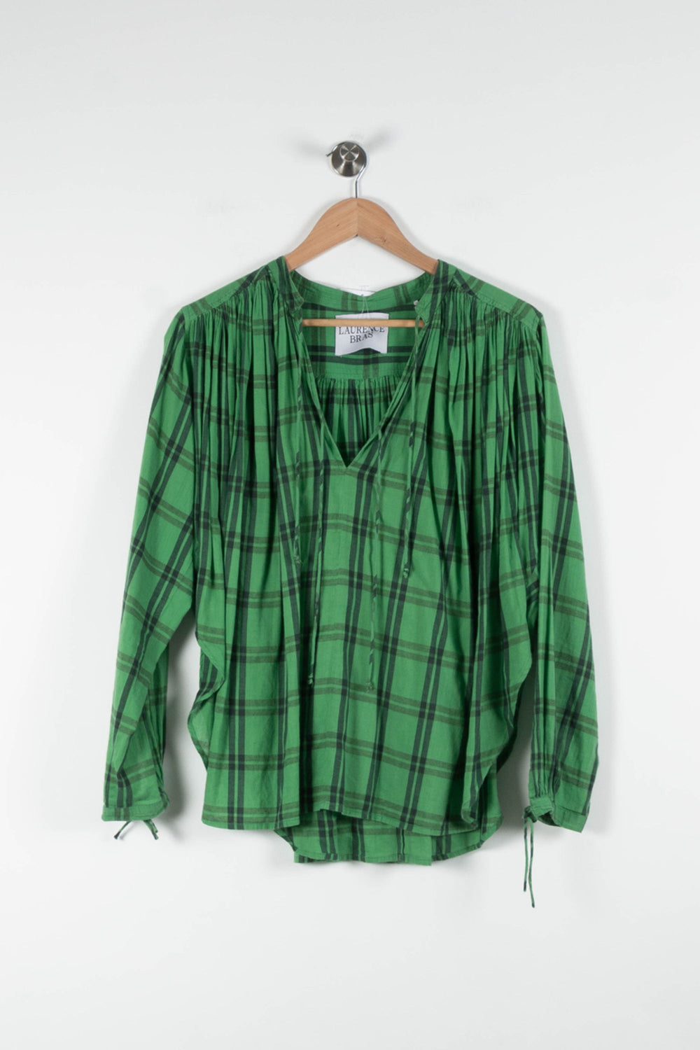 Blouse Verte et Noire - Taille M/38 de la marque Laurence Bras | PARAD82866 - Vendu par Paradigme - Image 2