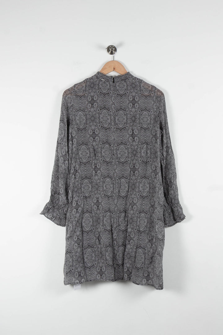 Robe Droite Grise - Taille S/36 de la marque IKKS | PARAD82868 - Vendu par Paradigme - Image 4