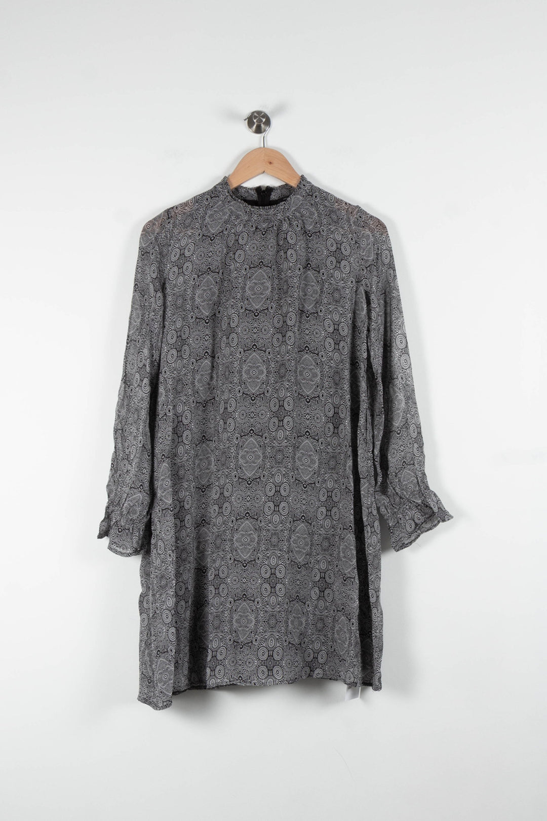 Robe Droite Grise - Taille S/36 de la marque IKKS | PARAD82868 - Vendu par Paradigme - Image 2