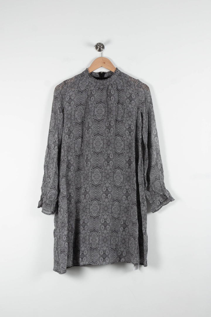 Robe Droite Grise - Taille S/36 de la marque IKKS | PARAD82868 - Vendu par Paradigme - Image 2