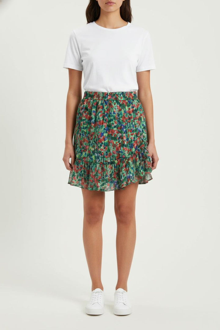 Jupe Volantée Verte et Rouge - Taille S/36 de la marque Grace & Mila | PARAD82871 - Vendu par Paradigme - Image 1