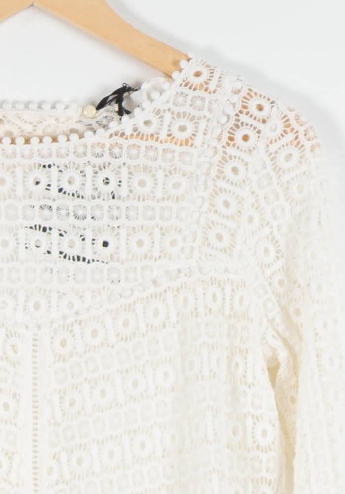 Blouse Blanche - Taille S/36 de la marque Sézane | PARAD82873 - Vendu par Paradigme - Image 3