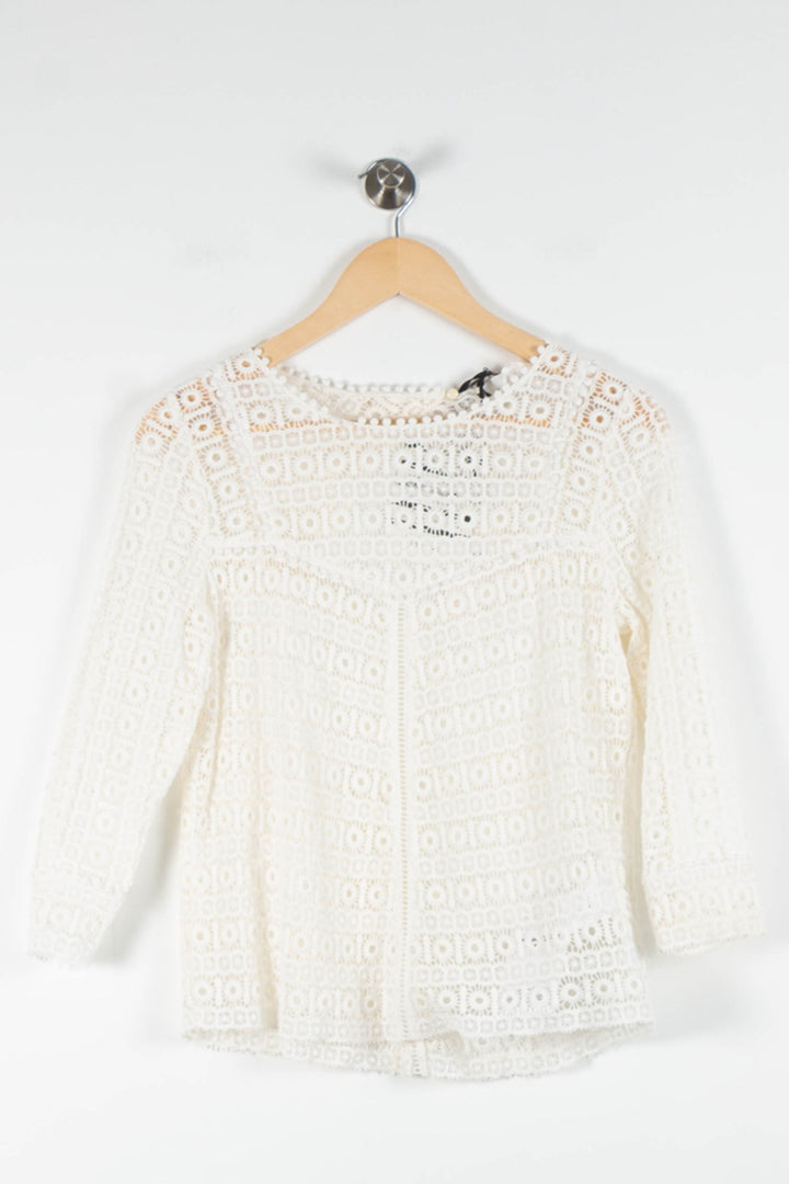 Blouse Blanche - Taille S/36 de la marque Sézane | PARAD82873 - Vendu par Paradigme - Image 2